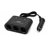 Priza auto 3 cai si USB 120W Olesson 1653