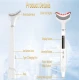 Aparat Facial cu Lumina LED 4 Culori Masaj si ingrijire Ten capat metalic 7 setari