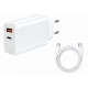 Incarcator de priza 120W inclus cablu 6A USB C la USB C incarcare