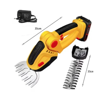 Foarfeca electrica LEIHMANN cu 2 acumulatori 48v/5ah pentru taiat gard viu