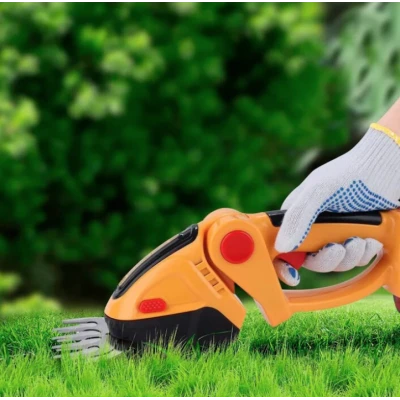Foarfeca electrica LEIHMANN cu 2 acumulatori 48v/5ah pentru taiat gard viu