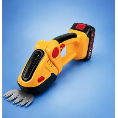 Foarfeca electrica LEIHMANN cu 2 acumulatori 48v/5ah pentru taiat gard viu
