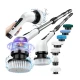 Perie electrica rotativa pentru curatare maner extensibil baterie reincarcabila 9 capete detasabile BA