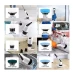 Perie electrica rotativa pentru curatare maner extensibil baterie reincarcabila 9 capete detasabile BA