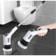 Perie electrica rotativa pentru curatare maner extensibil baterie reincarcabila 9 capete detasabile BA
