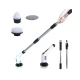 Perie electrica rotativa pentru curatare maner extensibil baterie reincarcabila 9 capete detasabile BA
