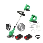 Motocoasa Electrica cu 2 acumulatori 36V de 18000 RPM accesorii incluse verde