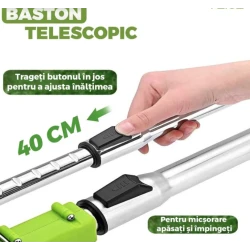 Motocoasa Electrica cu 2 acumulatori 36V de 18000 RPM accesorii incluse verde