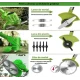 Motocoasa Electrica cu 2 acumulatori 36V de 18000 RPM accesorii incluse verde
