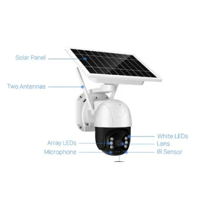 Camera de Supraveghere 4G cu Panou Solar PTZ audio bidirectional detectie miscare IP66 Vedere Nocturna
