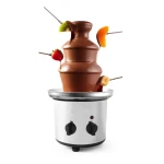 Fantana cu fondue de ciocolata 3 niveluri din otel inoxidabil 