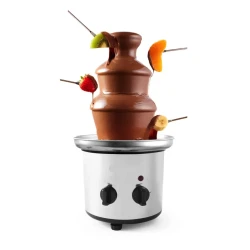 Fantana cu fondue de ciocolata 3 niveluri din otel inoxidabil 