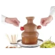 Fantana cu fondue de ciocolata 3 niveluri din otel inoxidabil 
