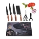 Set de cutite pentru bucatarie 6 piese material otel Inoxidabil cutie depozitare MARO