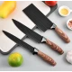 Set de cutite pentru bucatarie 6 piese material otel Inoxidabil cutie depozitare MARO
