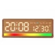 Ceas Digital LED 5536 cu alarma si Lumina RGB afisaj mare data si ziua saptamanii 2 alarme snooze Luminozitate Reglabila