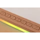 Ceas Digital LED 5536 cu alarma si Lumina RGB afisaj mare data si ziua saptamanii 2 alarme snooze Luminozitate Reglabila