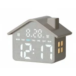 Ceas Digital de Masa tip CASUTA 8063 Multifunctional afisaj LED Mare alarma data 