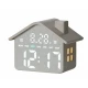 Ceas Digital de Masa tip CASUTA 8063 Multifunctional afisaj LED Mare alarma data 