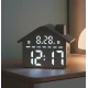 Ceas Digital de Masa tip CASUTA 8063 Multifunctional afisaj LED Mare alarma data 