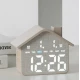 Ceas Digital de Masa tip CASUTA 8063 Multifunctional afisaj LED Mare alarma data 