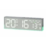 Ceas Digital 5532 cu alarma afisaj temperatura si calendar Funcție Snooze cu LED