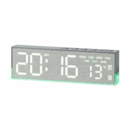 Ceas Digital 5532 cu alarma afisaj temperatura si calendar Funcție Snooze cu LED