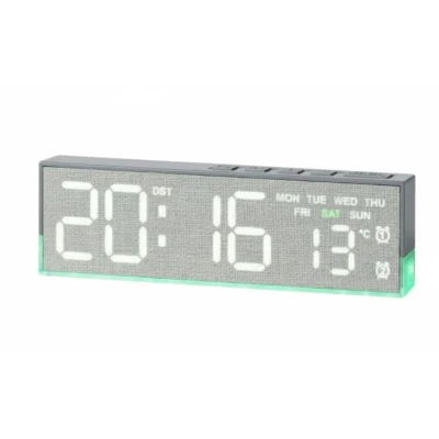 Ceas Digital 5532 cu alarma afisaj temperatura si calendar Funcție Snooze cu LED