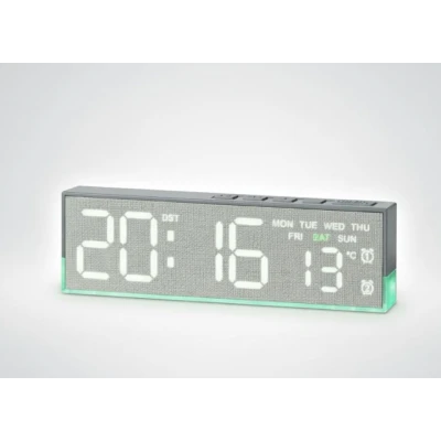 Ceas Digital 5532 cu alarma afisaj temperatura si calendar Funcție Snooze cu LED