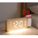 Ceas Digital cu Alarma si Proiectie Ora 8055 afisaj LED temperatura Lumina colorata