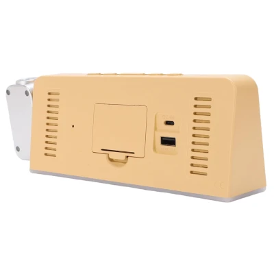 Ceas Digital cu Alarma si Proiectie Ora 8055 afisaj LED temperatura Lumina colorata