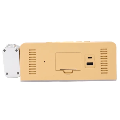 Ceas Digital cu Alarma si Proiectie Ora 8055 afisaj LED temperatura Lumina colorata