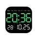 Ceas de Perete sau de Masa LED 6650 cu telecomanda cronometru afisaj temperatura display 