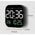 Ceas de Perete sau de Masa LED 6650 cu telecomanda cronometru afisaj temperatura display 