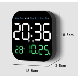 Ceas de Perete sau de Masa LED 6650 cu telecomanda cronometru afisaj temperatura display 