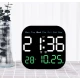 Ceas de Perete sau de Masa LED 6650 cu telecomanda cronometru afisaj temperatura display 