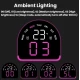Ceas Electronic LED 5522 Multifunctional cu Lumina Ambientala de masa cu alarma afisaj temperatura