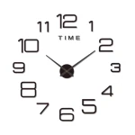 Ceas de Perete Decorativ ZH00220 fara rama 60 cm Cifre Autoadezive design modern pentru Living si Birou