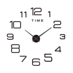 Ceas de Perete Decorativ ZH00220 fara rama 60 cm Cifre Autoadezive design modern pentru Living si Birou