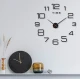 Ceas de Perete Decorativ ZH00220 fara rama 60 cm Cifre Autoadezive design modern pentru Living si Birou