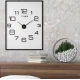 Ceas de Perete Decorativ ZH00220 fara rama 60 cm Cifre Autoadezive design modern pentru Living si Birou