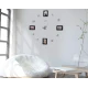 Ceas de Perete DIY fara rama ZH171820 diametru 60 cm cifre autoadezive design Modern