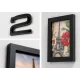 Ceas de Perete DIY fara rama ZH171820 diametru 60 cm cifre autoadezive design Modern