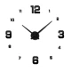 Ceas adeziv pentru perete 2D aspect elegant 60cm ZH00520
