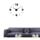 Ceas adeziv pentru perete 2D aspect elegant 60cm ZH00520