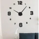 Ceas adeziv pentru perete 2D aspect elegant 60cm ZH00520