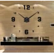 Ceas adeziv pentru perete 2D aspect elegant 60cm ZH00520