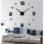 Ceas adeziv pentru perete 2D aspect elegant 60cm ZH00520