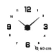 Ceas adeziv pentru perete 2D aspect elegant 60cm ZH00520