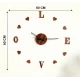 Ceas de Perete DIY LOVE fara rama mecanism Quartz ZH01720